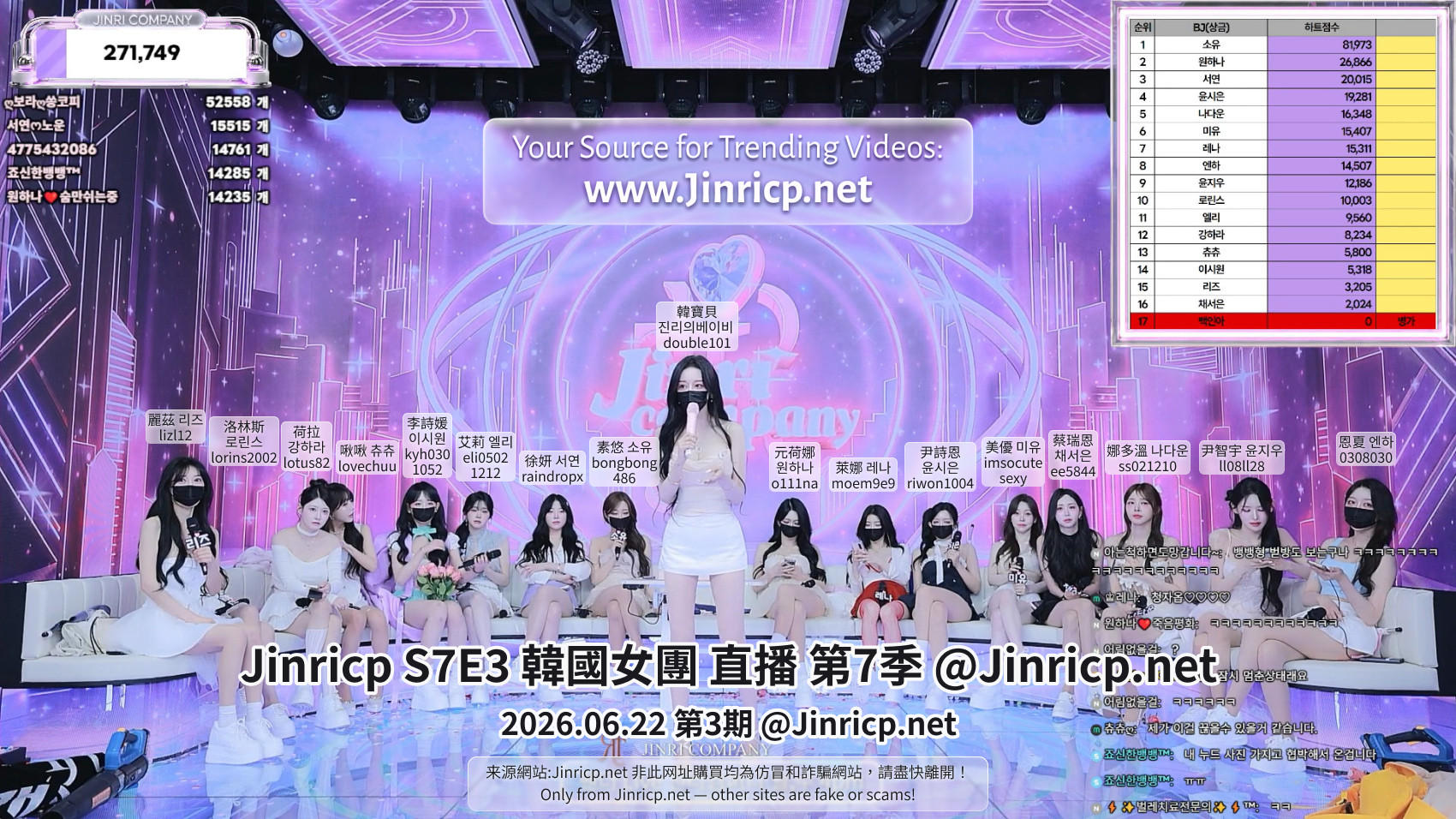 Jinricp S7E3 真理公司 第7季 第3期 首场职级战 多国字幕-JIN